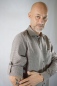 Mobile Preview: Wollhemd "Karsten" für Herren Hahnentritt in Braun Ansicht von der Seite