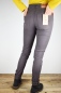 Preview: Hose für Damen in Grau Slim Fit Ansicht von hinten