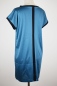 Mobile Preview: Blusenkleid "Gemma" Bio-Baumwolle in Blau von hinten
