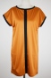 Mobile Preview: Blusenkleid "Gemma" Bio-Baumwolle in Orange von vorne