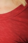 Mobile Preview: Langarmshirt "Joy" in Dunkelrot aus Viskose für Damen Nahaufnahme Ausschnitt