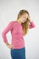 Preview: 3/4-Arm-Shirt "Lora" in rosa von der rechten Seite