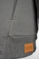 Mobile Preview: Herren Hoodie "Benno" Bio in graubraun Detailaufnahme von Bünchen
