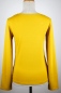 Mobile Preview: Viskose Langarmshirt "Elsa" in Gelb für Damen von hinten