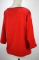 Mobile Preview: Nicki Shirt "Montana" für Damen in Rot aus Samt von hinten