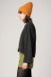 Preview: Kurzer Hosenrock "Nelke" für Damen Cord in grün von linker Seite