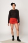 Preview: Hosenrock kurz in Rot für Damen Ganzkörper