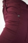Preview: Bootcut Hose für Damen in Beere Detailansicht Hosentasche