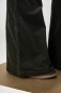 Mobile Preview: Cord Schlaghose für Damen in Dunkelgrün Detailansicht ausgestelltes Hosenbein