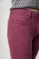 Preview: Cordhose für Damen in Pink Detailansicht Seitentasche