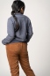 Preview: Cordhose für Damen in Braun Ansicht seitlich von hinten