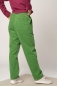 Preview: Cordhose Damen Grün Joggpants Ansicht seitlich von hinten