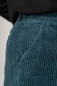 Preview: Cord Culotte für Damen in Petrol Detailansicht von Hosentasche