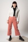 Preview: Cord Culotte für Damen in Farbe Rosa Ansicht von vorne