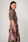 Preview: Wide Leg Hose Damen Viskose Batikmuster seitliche Ansicht