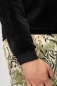 Preview: Culotte Hose für Damen mit Camouflage Muster in Beige und Grün Detailansicht Muster