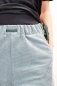 Preview: Joggpants für Damen aus Breitcord in Hellblau Detailansicht Hosenbund