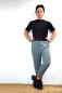 Preview: Joggpants für Damen aus Breitcord in Hellblau