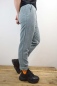Preview: Joggpants für Damen aus Breitcord in Hellblau Ansicht rechte Seite