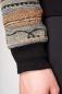 Preview: Blouson Jacke Damen bunt gemustert Detailansicht Armbündchen