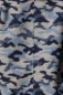Mobile Preview: Hemdjacke für Damen Blau Detailansicht Camouflage Muster