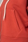 Preview: Sweatjacke für Damen in Rot Bio Detailansicht Seitentasche