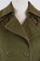 Mobile Preview: Trenchcoat "Jördis" in Olivgrün für Damen Ansicht