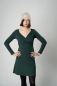 Preview: Kleid "Belinda" Bio L/A - flaschengrün