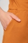 Preview: Jerseykleid kurz in Orange Detailansicht Seitentasche