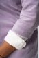 Mobile Preview: Nicki Kleid Bio in Flieder Pastell Detailansicht Dreiviertelarm