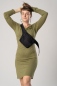 Mobile Preview: Kleid "Marie" L/A - olivgrün