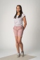 Mobile Preview: T-Shirt "Lilly" - weiß & rosa breit gestreift