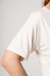 Preview: Viskose T-Shirt "Uta" in Cremeweiß für Damen
