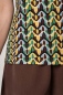 Preview: Buntes T-Shirt "Amber" für Damen aus Viskose Nahaufnahme Muster