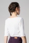 Mobile Preview: Shirt "Chayenne" 1/2 Arm in Weiß für Damen hintere Ansicht