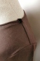 Preview: Langarmshirt "Lora" Bio - braun Detail von Schulterpartie