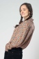 Preview: Viskose Bluse für Damen bunt geblümt Ansicht von linker Seite