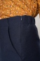 Preview: Bluse Damen Langarm Viskose Ocker bunte Tupfer Detailansicht