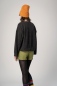 Preview: Oversize Pullover "Sol" Viskose in Anthrazit meliert für Damen seitlich von hinten