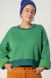 Preview: Oversize Pullover für Damen in Grün