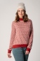 Preview: Pullover "Ewe" - red brown cells
