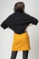 Preview: Schwarzer Pullover mit Fledermausärmel für Damen Ansicht von hinten