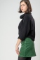 Preview: Schwarzer Pullover mit Fledermausärmel für Damen Ansicht von linker Seite