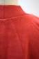 Preview: Ansicht Shirt Nickisamt in Rot Detailansicht Stehkragen