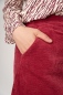 Mobile Preview: Cordrock für Damen in Rot "Beate" Detailansicht Seitentasche