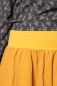 Preview: Cordrock Damen Gelb kurz Detailansicht Material