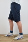 Preview: Kurze Hose "Cornelius" für Herren knielang in Farbe Navy von linker Seite