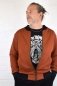 Preview: Blouson Jacke für Herren Terracotta Ansicht von vorne