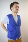 Preview: Anzugweste für Herren in Royalblau aus Baumwolle