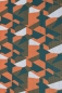Preview: Picknick-Decke "Lennard" - orange grün grau gemustert
